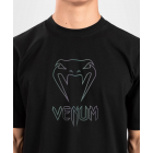 Тениска - Venum Classic T-shirt - Black/Black Reflective - Oversized​